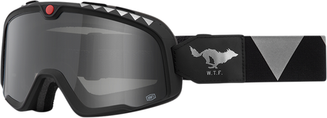 100% Barstow Goggle El Solitario with Smoke Lens - Model 50000-00003 for Off-Road and Motocross Vehicles