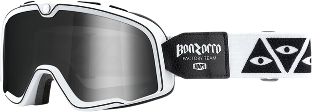 100% Barstow Goggle Race Service with Silver Mirror Lens - Part 50002-252-01 for ATV, UTV, Motorcycle, Off-Road Vehicles