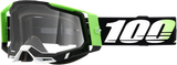 100% Racecraft 2 Goggle Kalkuta with Clear Lens - Model 50009-00006 for Off-Road and Motocross