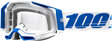 100% Racecraft 2 Goggle Isola with Clear Lens - Perfect for ATV, Motocross, and Off-Road Vehicles