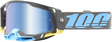 100% Racecraft 2 Goggle with Blue Mirror Lens - Trinidad Edition for ATV, Motorcycle, and Off-Road Vehicles Part 50010-00008
