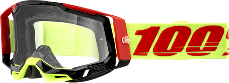 100% Racecraft 2 Goggle - Wiz Clear Lens - Compatible with ATV, UTV, Motorcycle, and Off-Road Vehicles Part #50009-00010