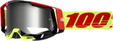 100% Racecraft 2 Goggle with Wiz Frame and Flash Silver Mirror Lens - Youth and Adult Off-Road and Motocross
