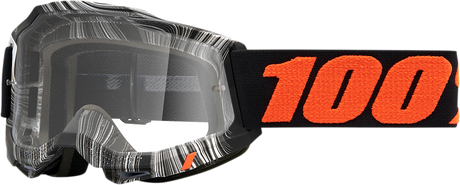 100% Accuri 2 Goggle with Clear Lens - Geospace Collection, Part 50013-00008 - Universal Fit for Mountain Biking and Motorcycling