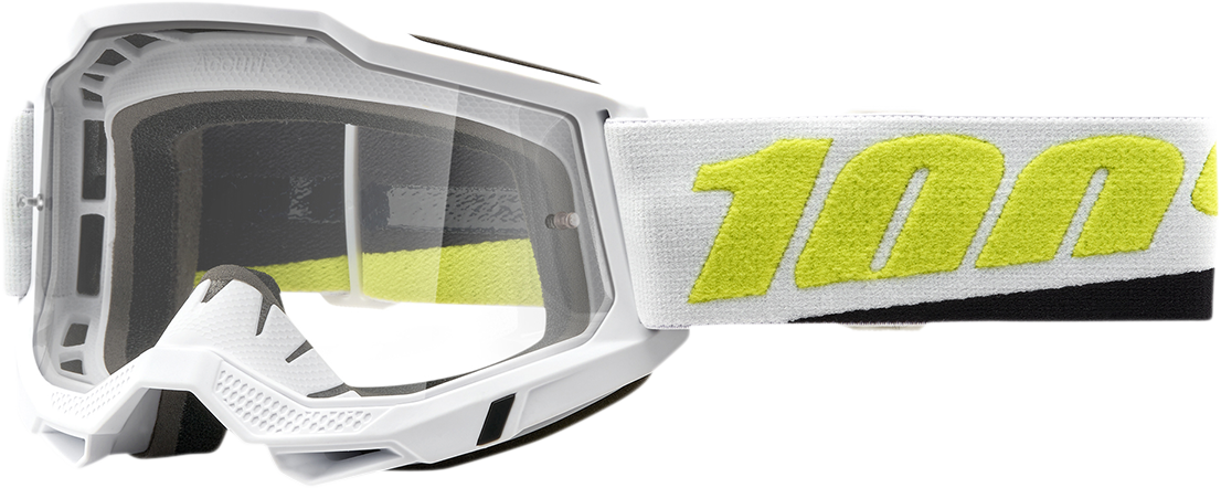 100% Accuri 2 Goggle Peyote with Clear Lens - Perfect for ATV, Motorcycle, and Mountain Biking
