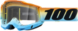 100% Accuri 2 Goggle - Sunset with Clear Lens for ATV, Motocross, and Mountain Biking