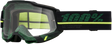 100% Accuri 2 Overlord Goggles with Clear Lens – Motorcycle and ATV Off-Road Protective Eyewear