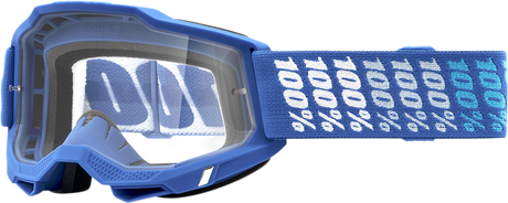 100% Accuri 2 Yarger Goggle with Clear Lens - Part 50013-00014 for Off-Road and Motorcycle Use