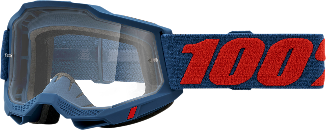 100% Accuri 2 Goggle Odeon Clear Lens - Model 50013-00010 for Motorcycle and ATV Riders