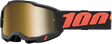 100% Accuri 2 Goggle Borego with True Gold Mirror Lens - Ideal for ATV, Motocross, and Off-Road Riders