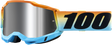 100% Accuri 2 Goggle Sunset with Silver Flash Mirror Lens – Compatible with ATVs, Motocross, and Off-Road Vehicles