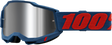 100% Accuri 2 Goggle with Odeon Silver Mirror Lens - Perfect Fit for Mountain Biking and Cycling