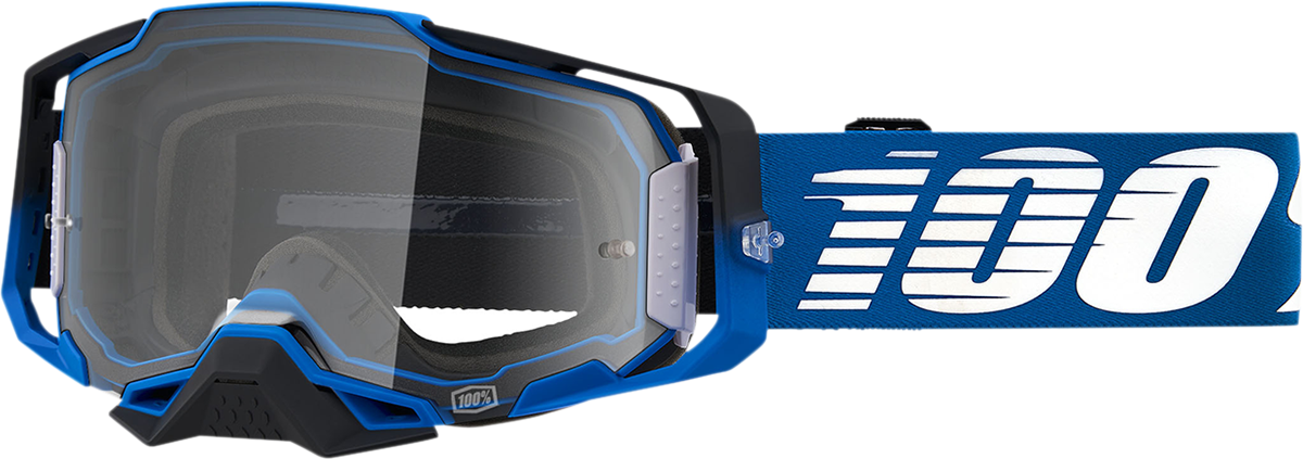 100% Armega Goggle Rockchuck Clear Lens - Perfect for ATV, Motocross, and Off-Road Vehicles