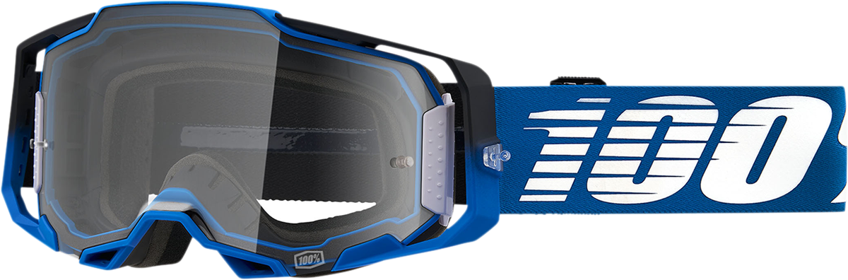 100% Armega Goggle Rockchuck Clear Lens - Perfect for ATV, Motocross, and Off-Road Vehicles