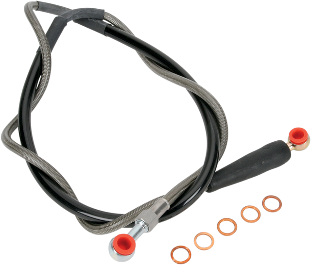 MOOSE OFFROAD Brake Line - Front - Stainless Steel - Husaberg/Husqvarna/KTM K01-1-028/P