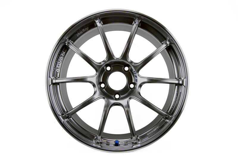 Advan RZII 17x9.0 +63 Hyper Black Wheel for Toyota Camry, Honda Civic, Ford Mustang, Subaru Outback, Mazda Mazda6