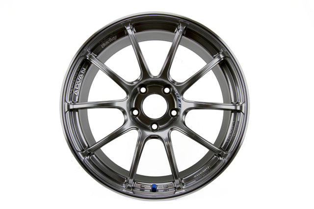 Advan RZII 17x9.0 +63 Hyper Black Wheel for Toyota Camry, Honda Civic, Ford Mustang, Subaru Outback, Mazda Mazda6