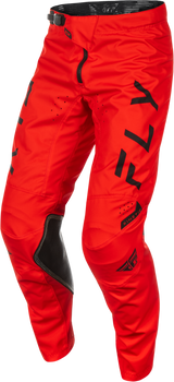Fly Racing Kinetic Center Pants Red/Black Size 28 – Motorcycle Riding Gear with Ventilation and Flexibility