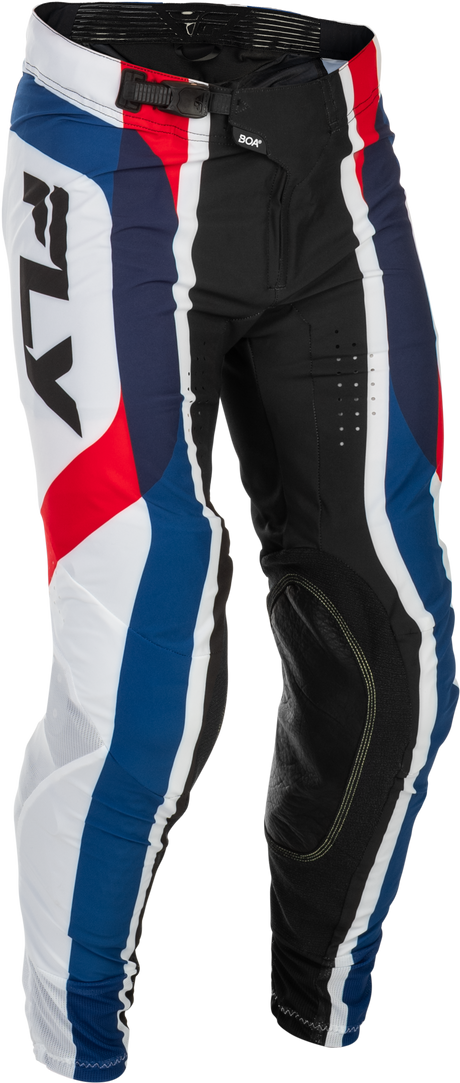 Fly Racing Lite Se Glory Motorcycle Pants for Men - Size 36, Red/White/Blue, Compatible with Honda, Yamaha, Kawasaki, Suzuki, and More