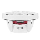 DS18 NXL Series 6.5-inch Marine Coaxial Speaker with RGB Lighting - White, 100W RMS, 4 Ohm - Fits Marine and Powersports Vehicles