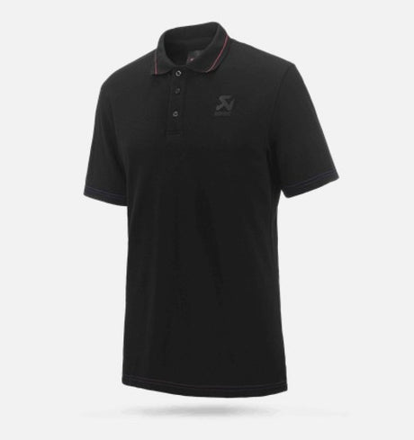 Akrapovic Corpo Polo Black Men's XX-Large - Stylish and Comfortable Automotive Apparel