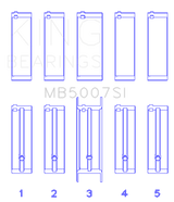 King Engine Bearings G.M.C. Saturn (Size +0.25mm) Main Bearing Set