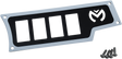 Moose Offroad Dash Plate - Right for Polaris RZR - White (Part #100-4351-PU)