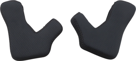 100% Aircraft Cheek Pads - XS/L | Moisture-Wicking, Washable Motorcycle Helmet Comfort Pads
