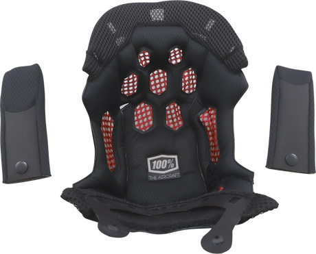 100% Aircraft Liner XS 89007-00002 - Washable Comfort Liner for Off-Road and Motorcycle Helmets