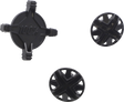 100% Status Visor Screw Kit Black - Part Number 89036-00001 for Adult and Youth Helmets
