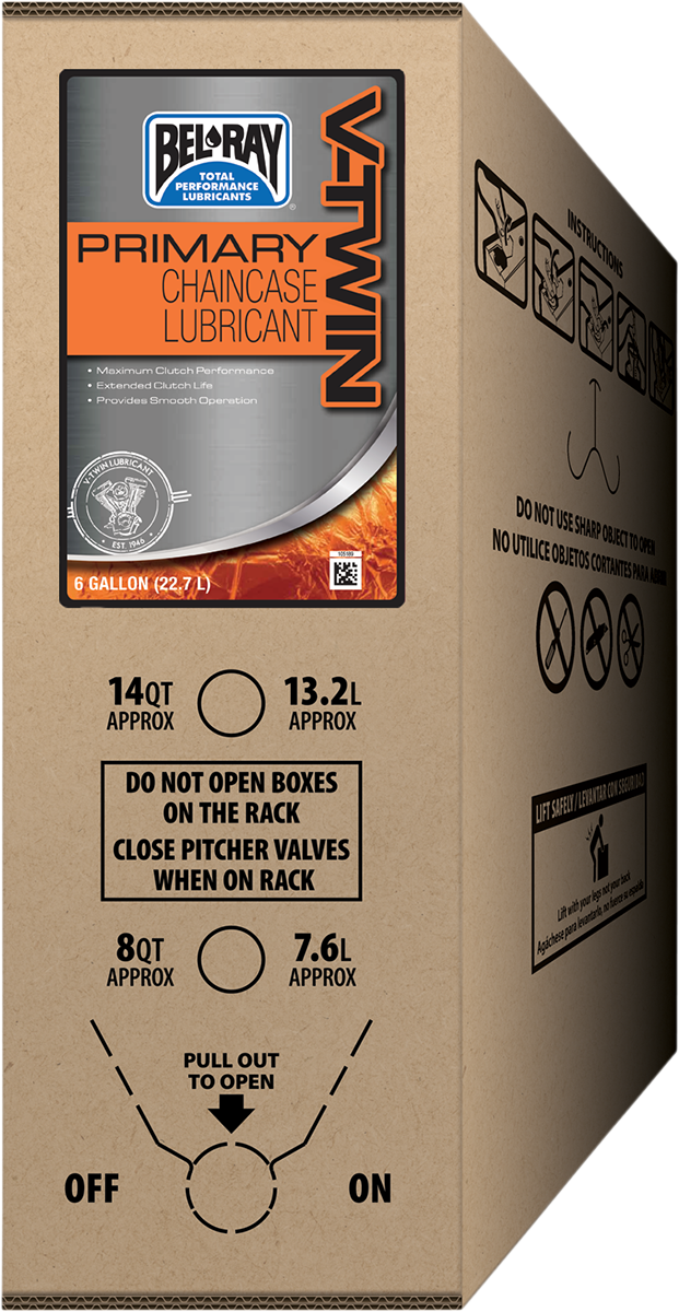 BEL-RAY Primary Chain Case Lube 6-Gallon Bag-In-Box for Harley-Davidson Big Twin Models 301830150033