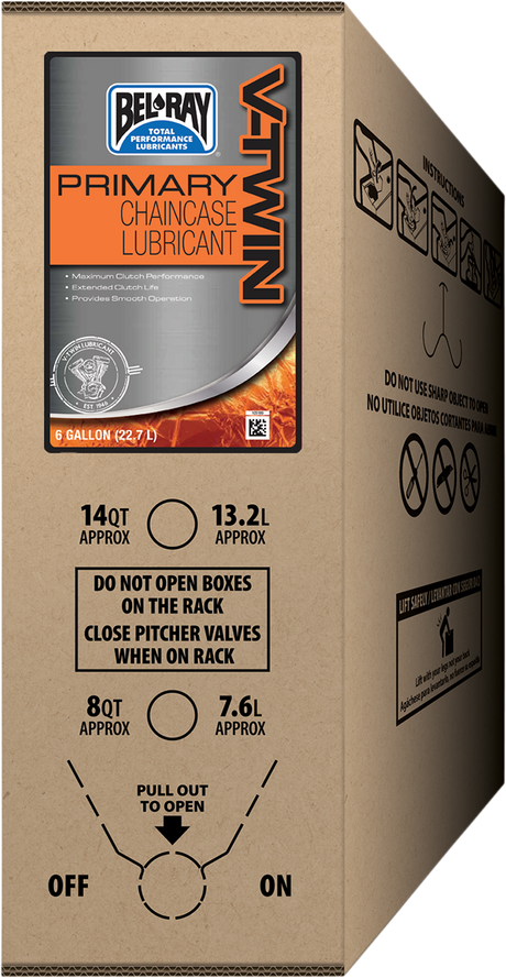 BEL-RAY Primary Chain Case Lube 6-Gallon Bag-In-Box for Harley-Davidson Big Twin Models 301830150033