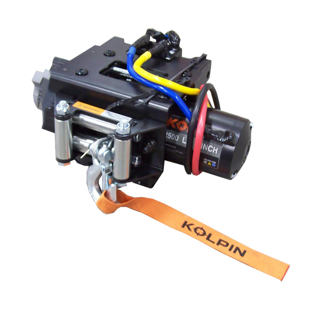 KOLPIN Quick Mount Winch 2500 Steel Pol for Polaris Sportsman 450 HO & More