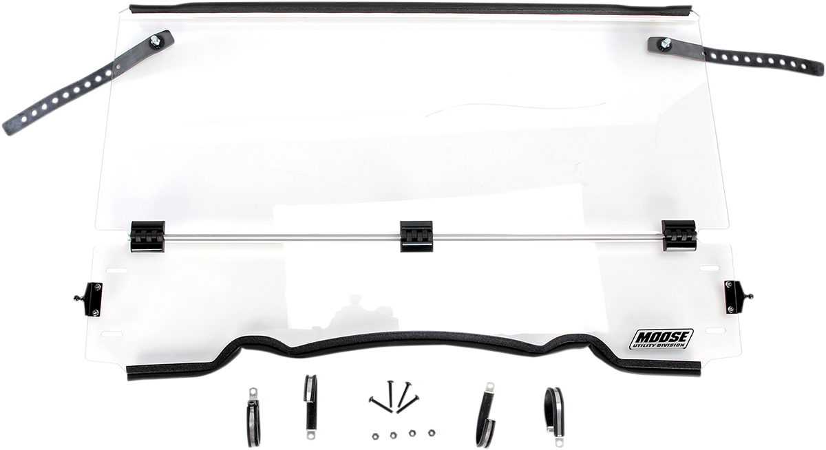 Moose Offroad Full Folding Windshield for Polaris RZR - Part Number LEMA100-0031