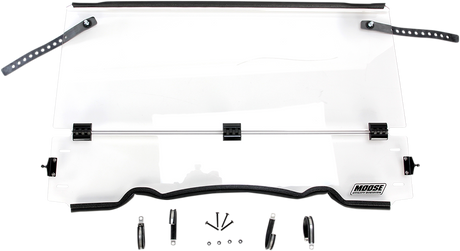 Moose Offroad Full Folding Windshield for Polaris RZR - Part Number LEMA100-0031