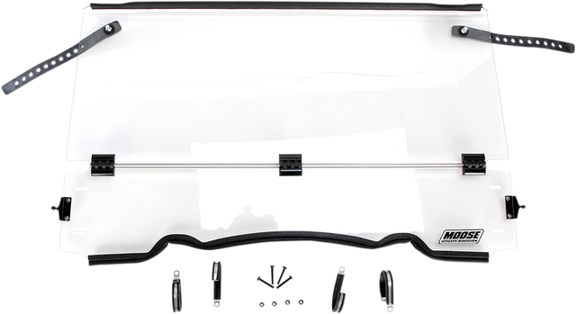 Moose Offroad Full Folding Windshield for Polaris RZR - Part Number LEMA100-0031