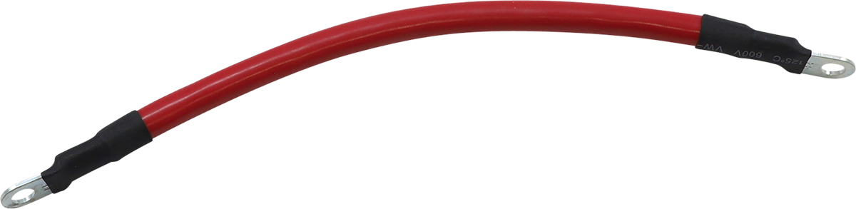 MOOSE Offroad 8-Inch Red Battery Cable Part #680-6708 for UTVs