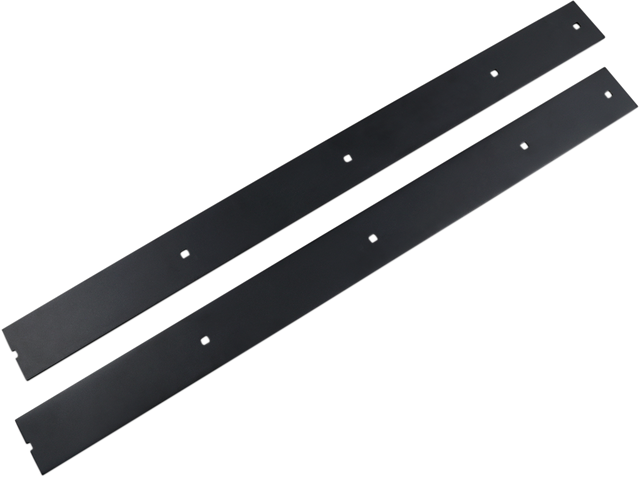 MOOSE OFFROAD Plow Wear Bar - Matte Black - 72" - 2 Piece 2571PFMTBLK