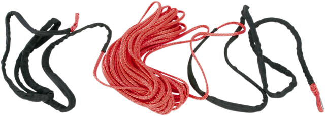 MOOSE OFFROAD Winch Rope - Red - 3/16" x 50' 600-2050
