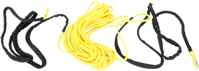 MOOSE OFFROAD Winch Rope - Yellow - 3/16" x 50' 600-3050
