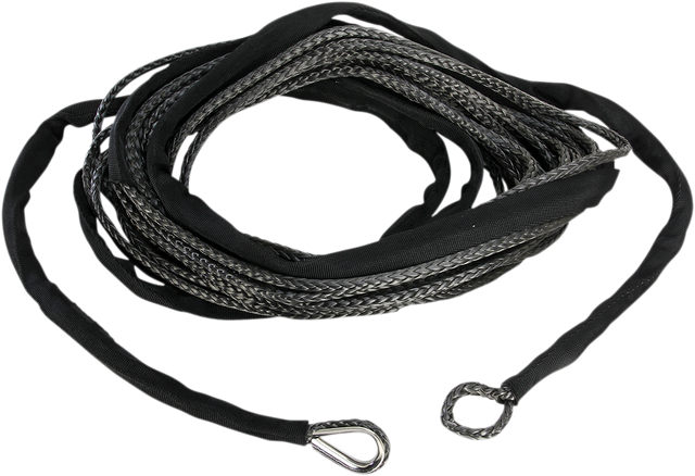 MOOSE OFFROAD Winch Rope - Black - 3/16" x 50' 600-5050