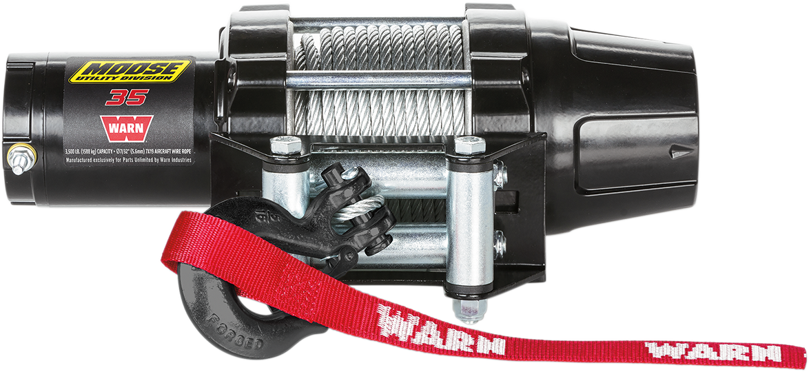 MOOSE OFFROAD 3500 LB Winch - Synthetic Rope 101602