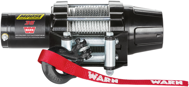 MOOSE OFFROAD 3500 LB Winch - Synthetic Rope 101602