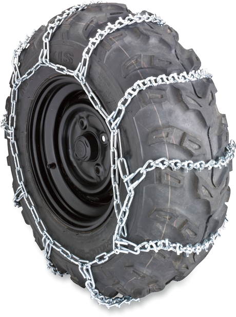 MOOSE OFFROAD Tire Chains - 8 V-Bar - 14.5" W x 52" L - Pair 8V00