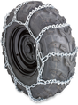 MOOSE OFFROAD Tire Chains - 8 V-Bar - 14.5" W x 52" L - Pair 8V00