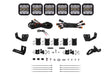 Diode Dynamics Prinsu/Sherpa Roof Racks SS5 6-Pod CrossLink Mounting Kit - Sport White Combo