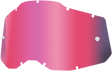 100% Accuri 2/Strata 2 Junior Pink Mirror Lens - Replacement for Youth Goggles