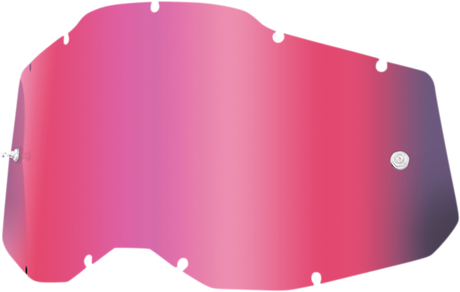 100% Accuri 2/Strata 2 Junior Pink Mirror Lens - Replacement for Youth Goggles