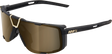 100% Eastcraft Sunglasses - Soft Tact Black Frame with Soft Gold Mirror Lens - Fits ATV, Dirt Bike, and Motorcycle