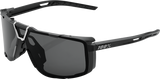 100% Eastcraft Matte Black Sunglasses with Smoke Lens – Universal Fit for Men and Women